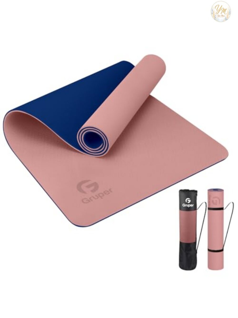 Yoga Mat Non Slip Eco Friendly Exercise Mat with Carrying Strap